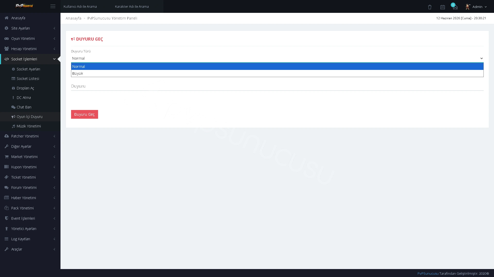 PvPKontrol - Socket İşlemleri görseli 5