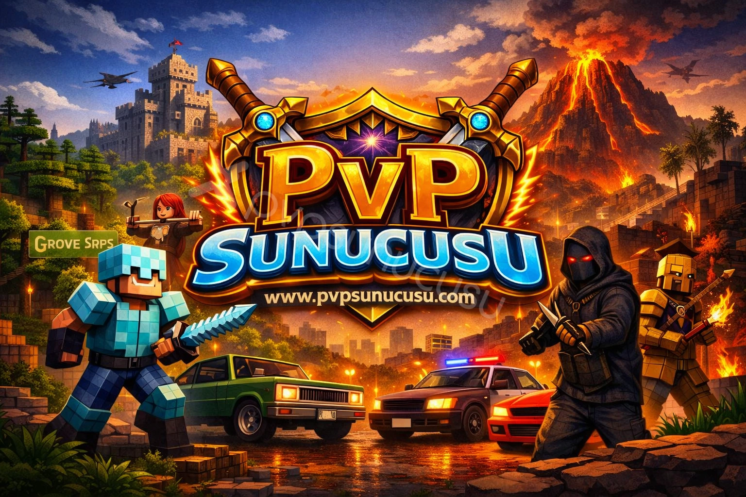 PvPSunucusu Minecraft Hizmetleri PvPSunucusu Minecraft Hizmetleri görseli