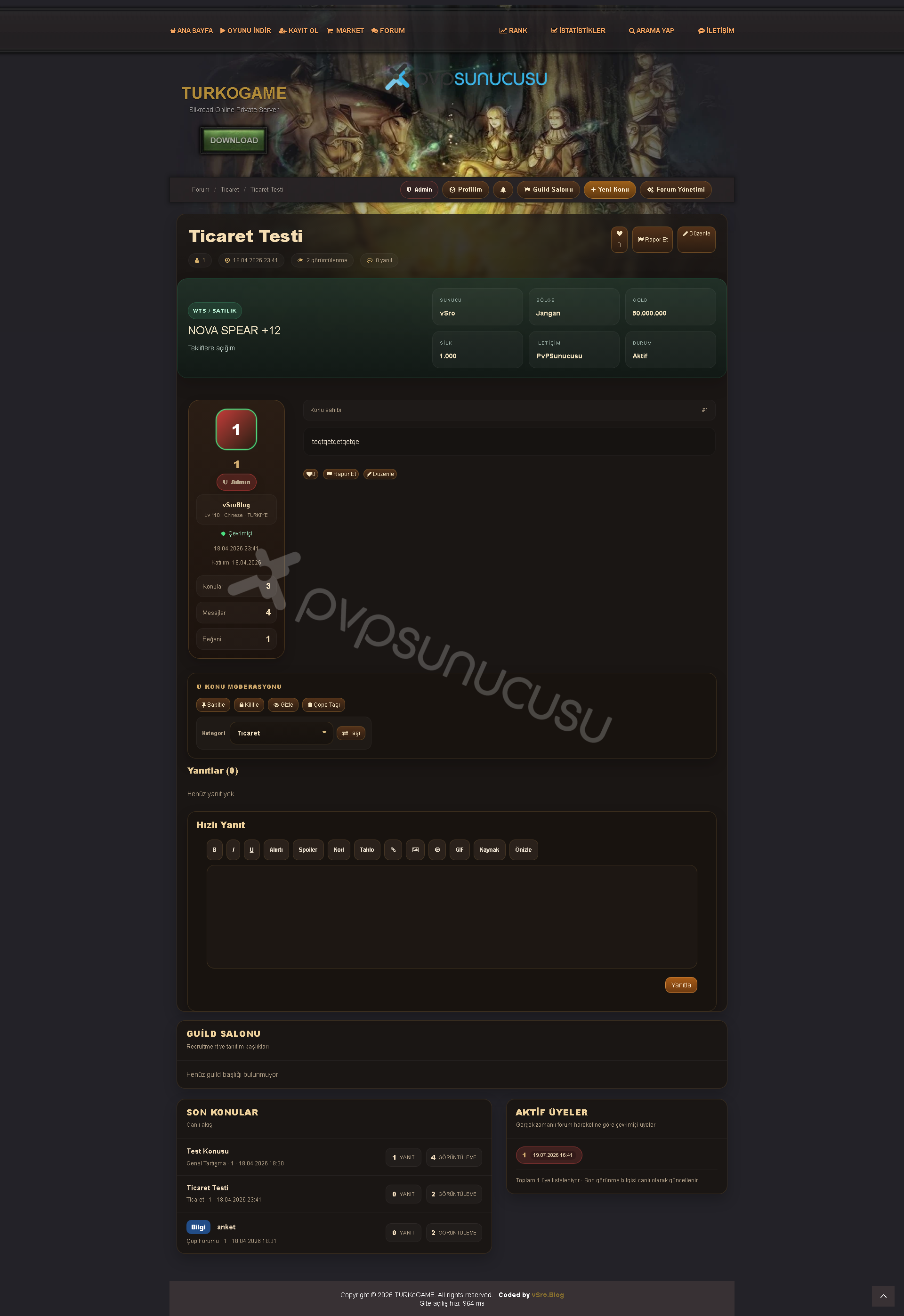 Site Forum Konu Görünümü Site Forum Konu Görünümü görseli