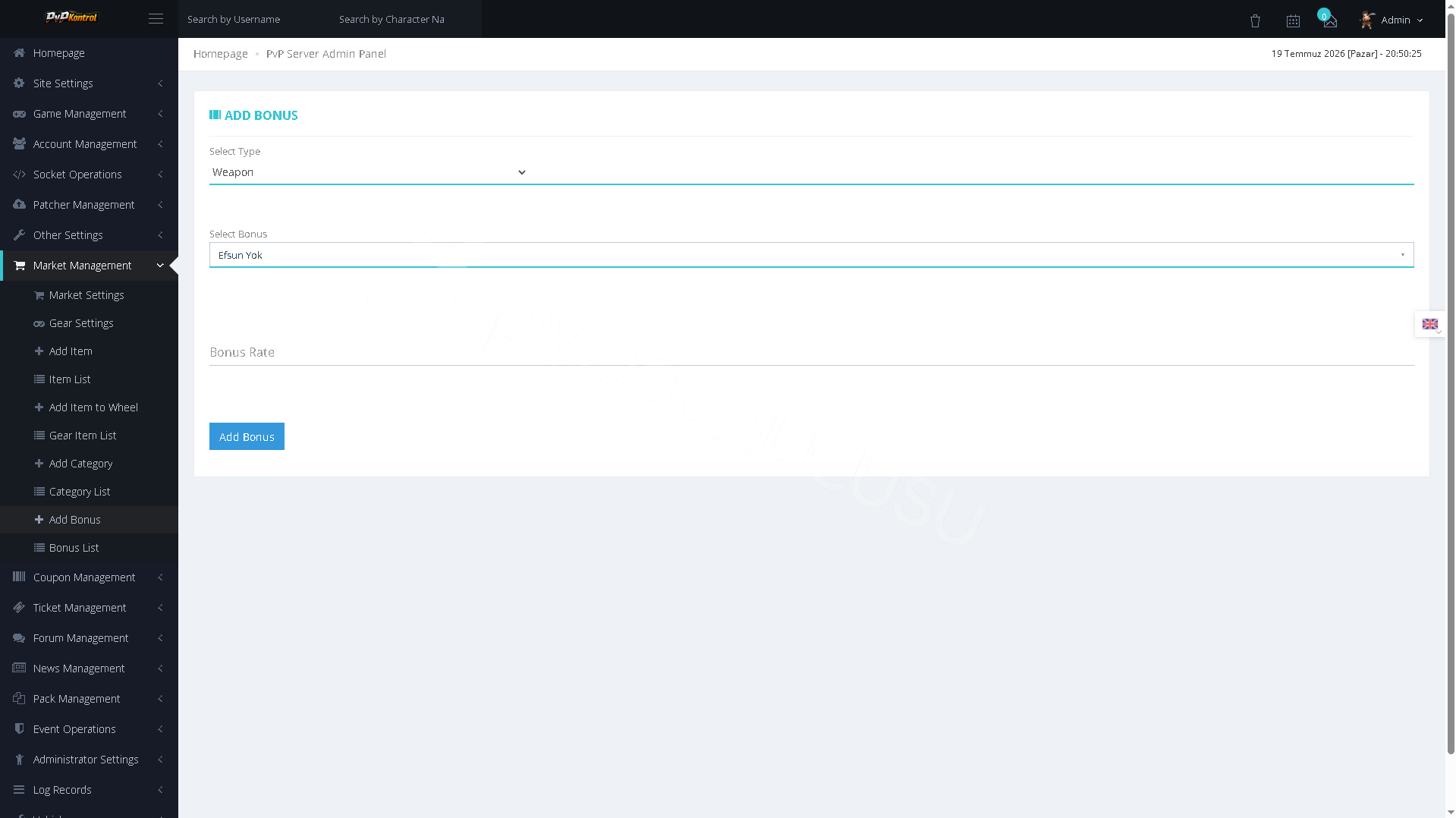 PvPKontrol - Market Ayarları image 13