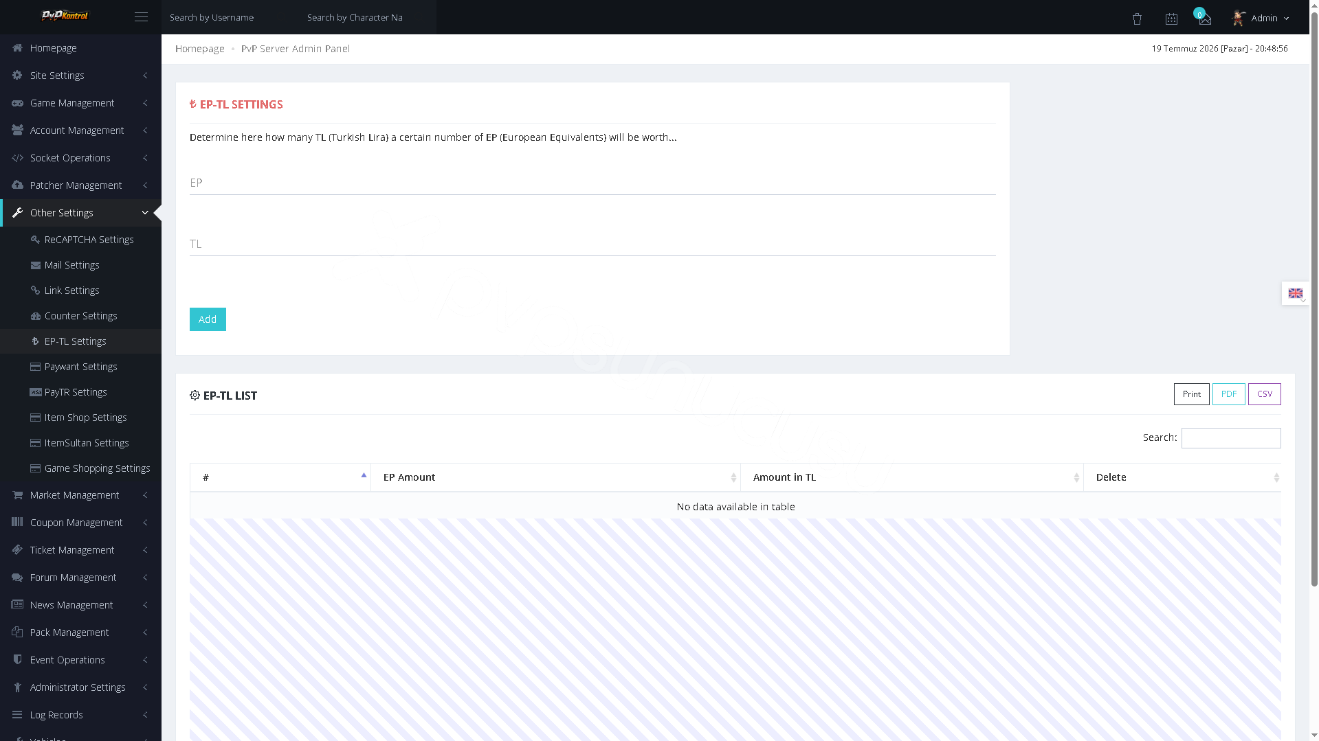 PvPKontrol - Diğer Ayarlar image 8