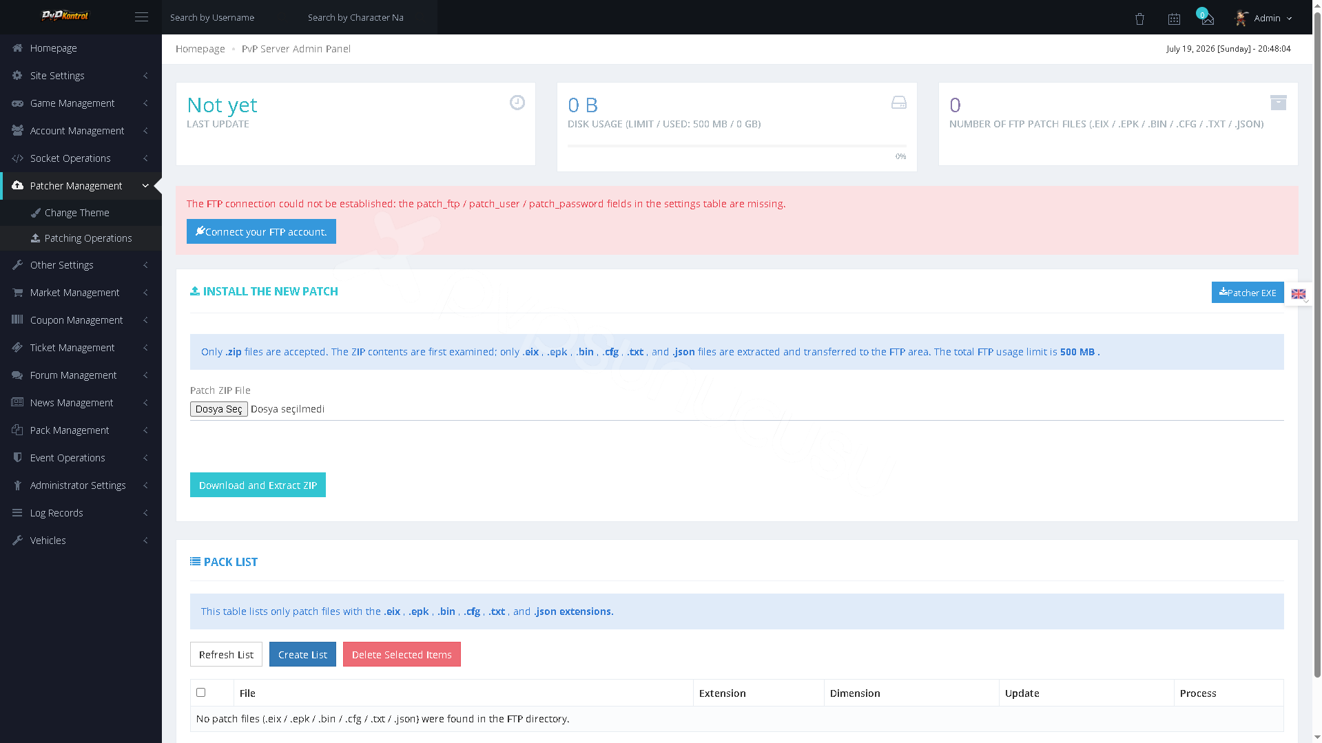 PvPKontrol - Patcher Güncelleme İşlemleri image 2