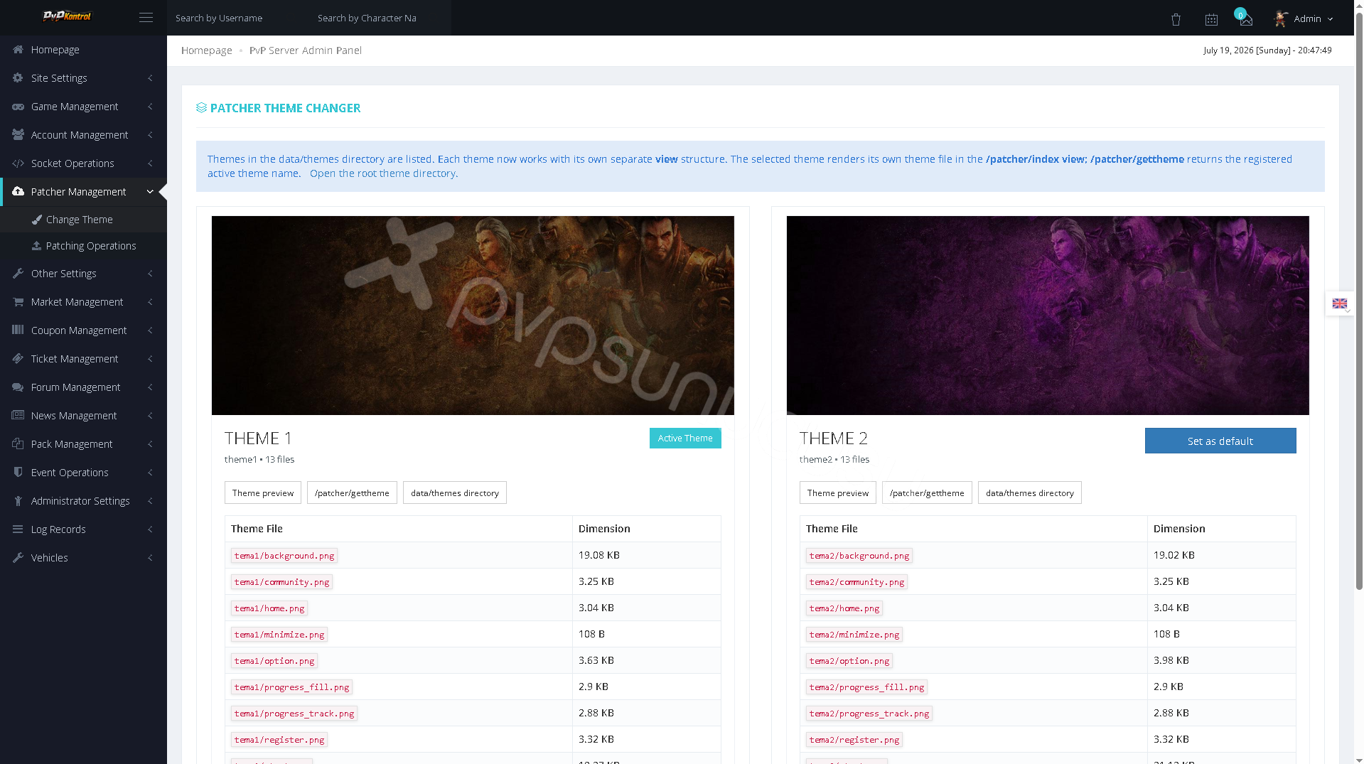 PvPKontrol - Patcher Güncelleme İşlemleri image 1
