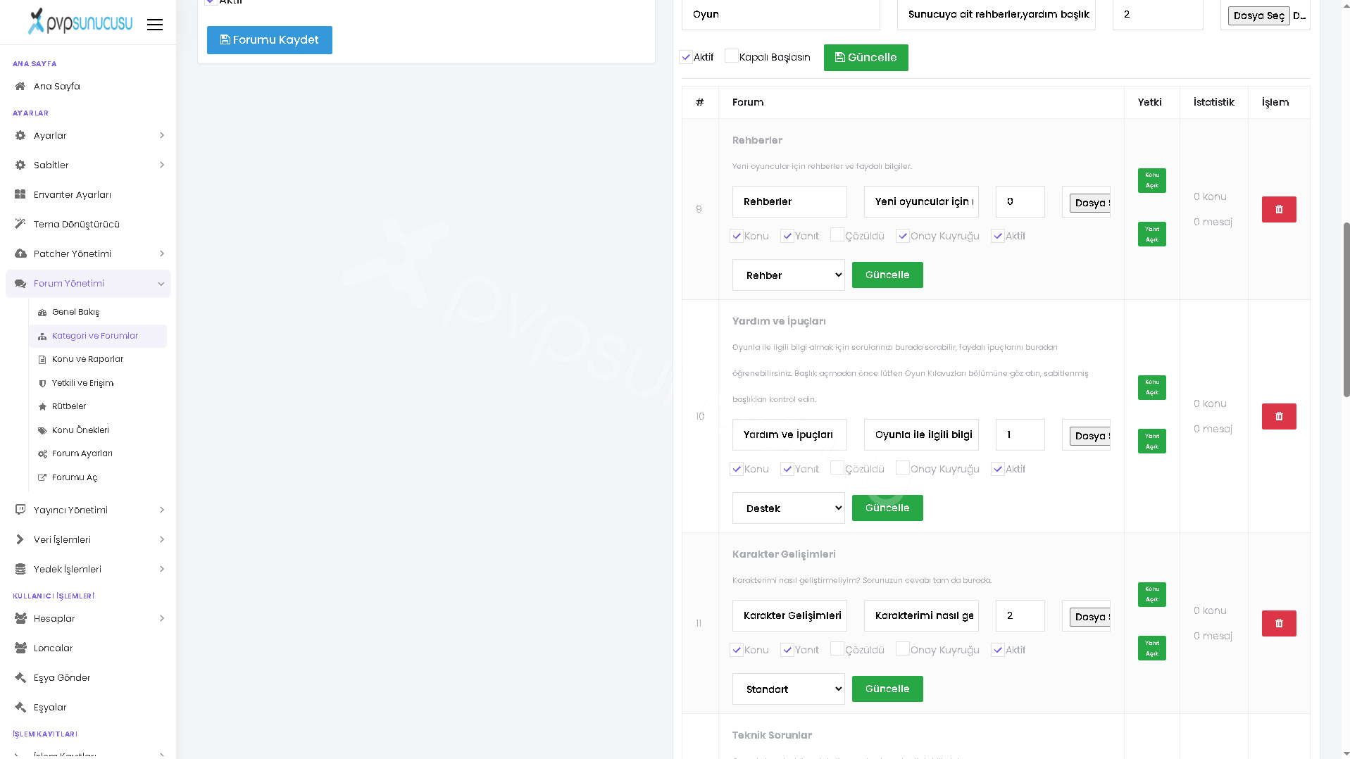 Forum Yönetimi görseli 4
