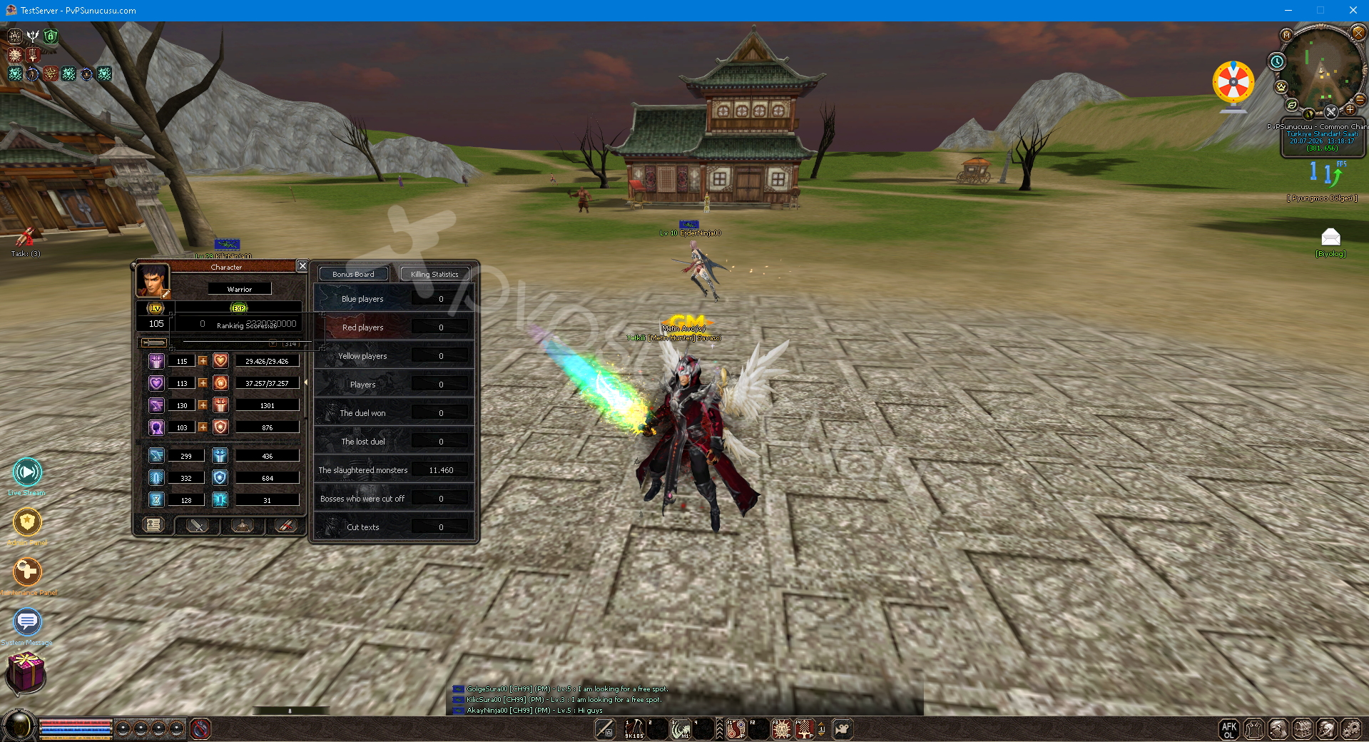 New Character Information Window image 1