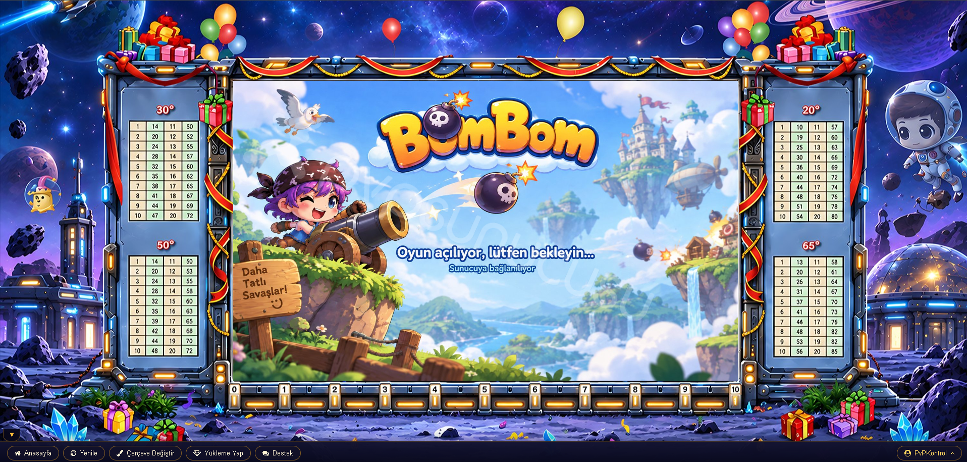BomBom DDTank Oyun Arayüzü görseli 1