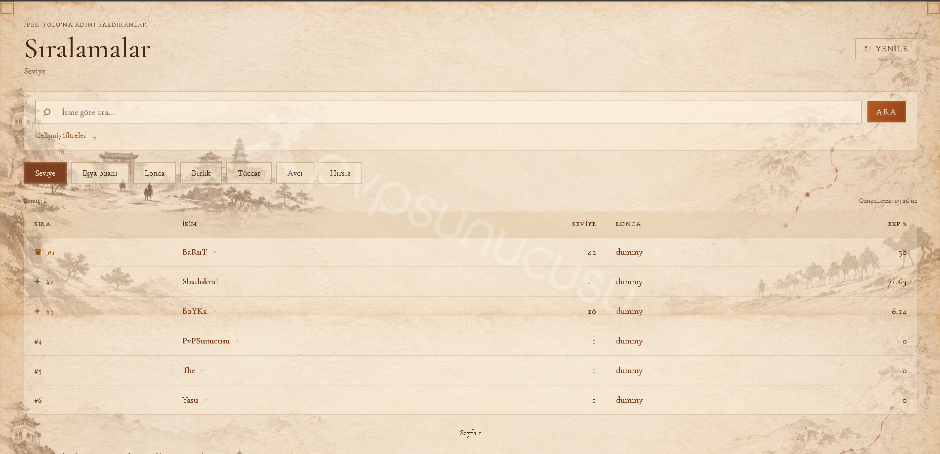 ECSRO WebPanel görseli 4
